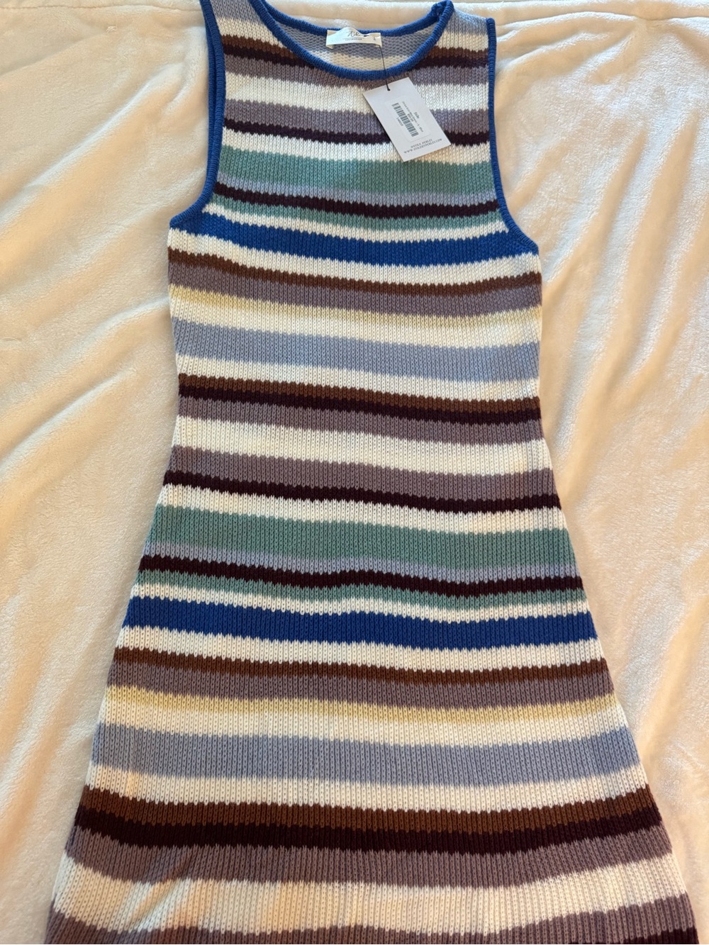 Stripe Knit Mini Dress